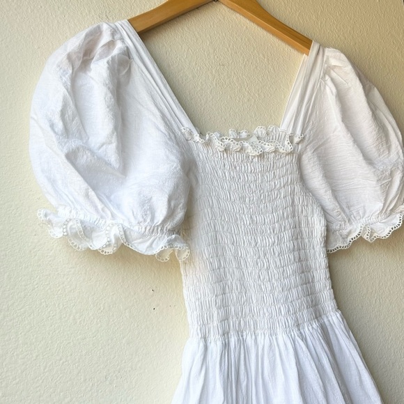 The GREAT White The Scallop Savanna Dress Sz S - Picture 5 of 16